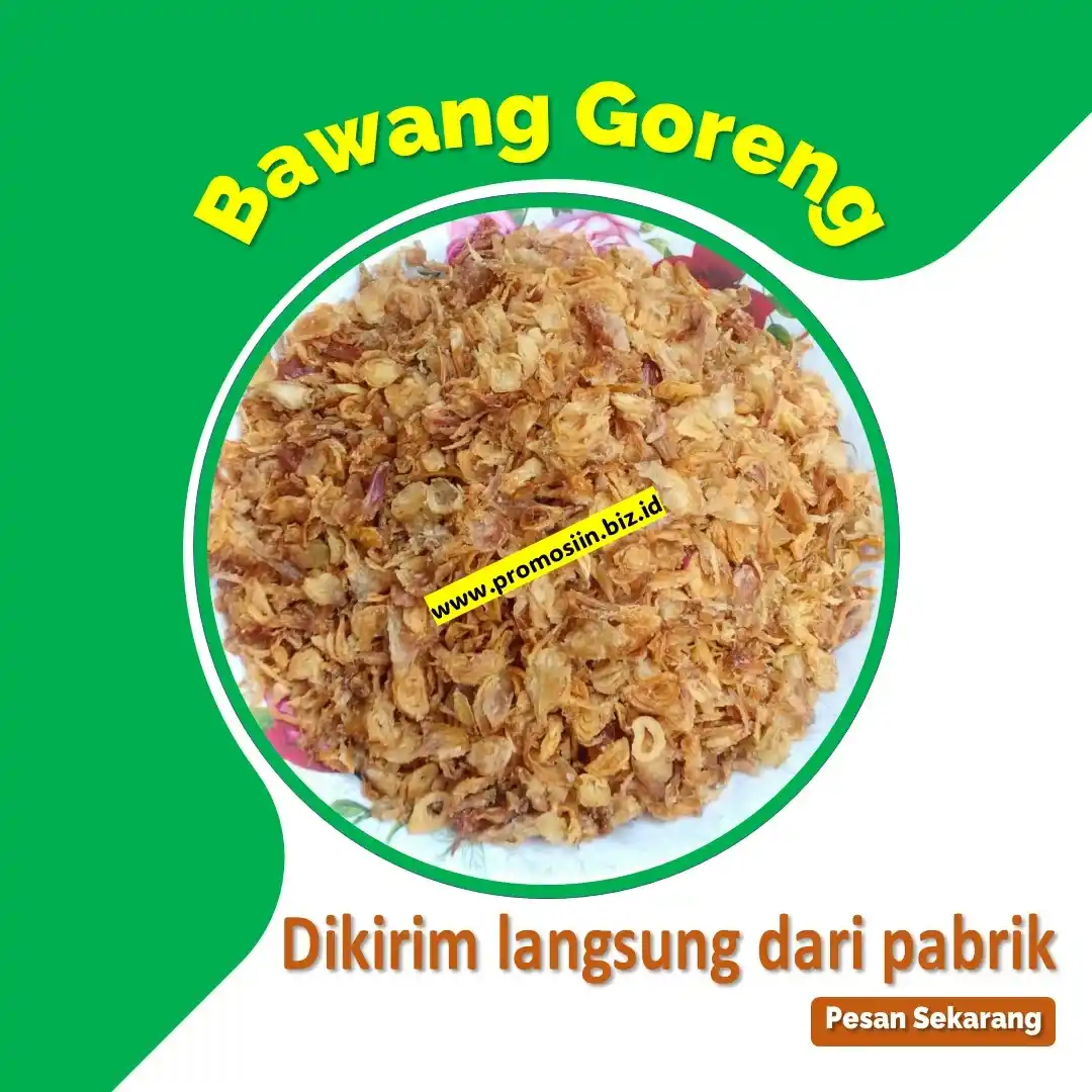 Video bawang goreng renyah siap pakai